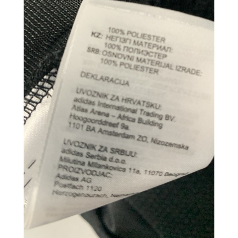 Adidas Mens Response 1/4 Zip Black Sweatshirt Large Wicking Quick Dry Activewear - Picture 11 of 14